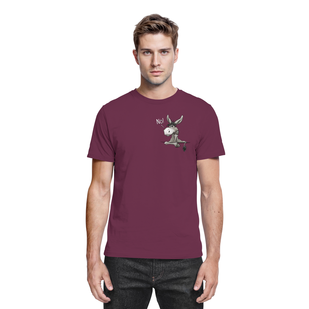 Nö! Störrischer Esel - Premium Shirt