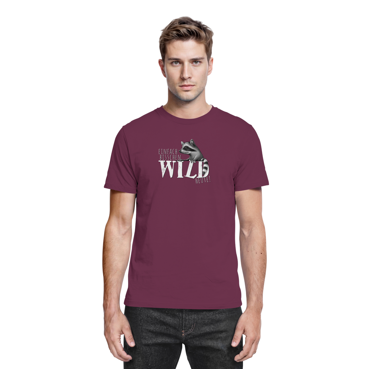 Bisschen wild heute! Waschbär - Premium Shirt