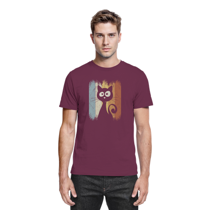 Retro Katze Silhouette - Premium Shirt