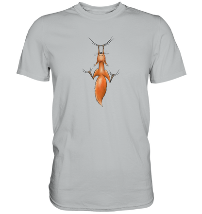 Rotes Eichhörnchen hängt ab - Premium Shirt