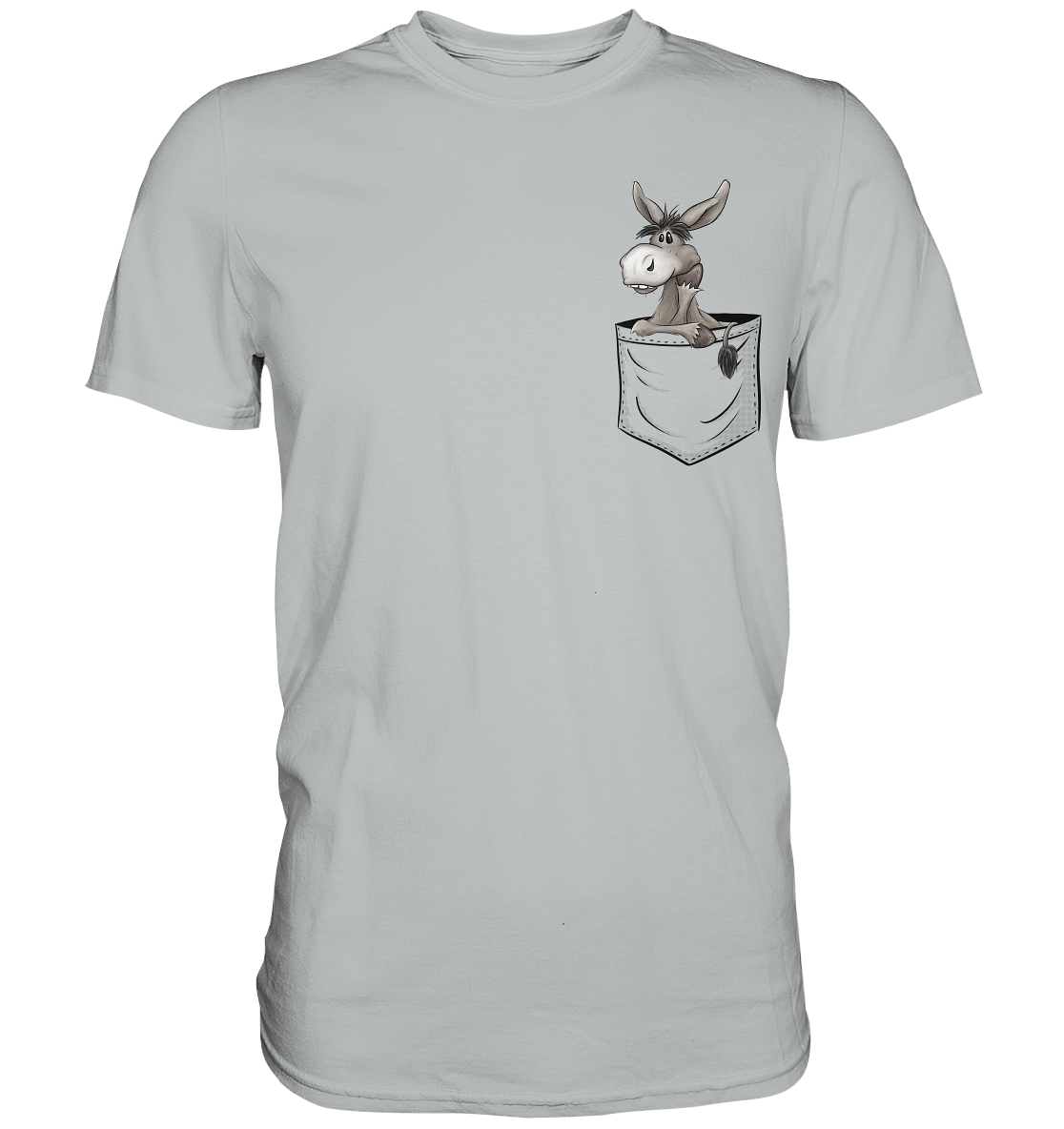 Bockiger Esel in Deiner Tasche - Premium Shirt