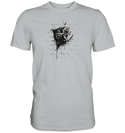 Lässige Street Art Eule - Premium Shirt