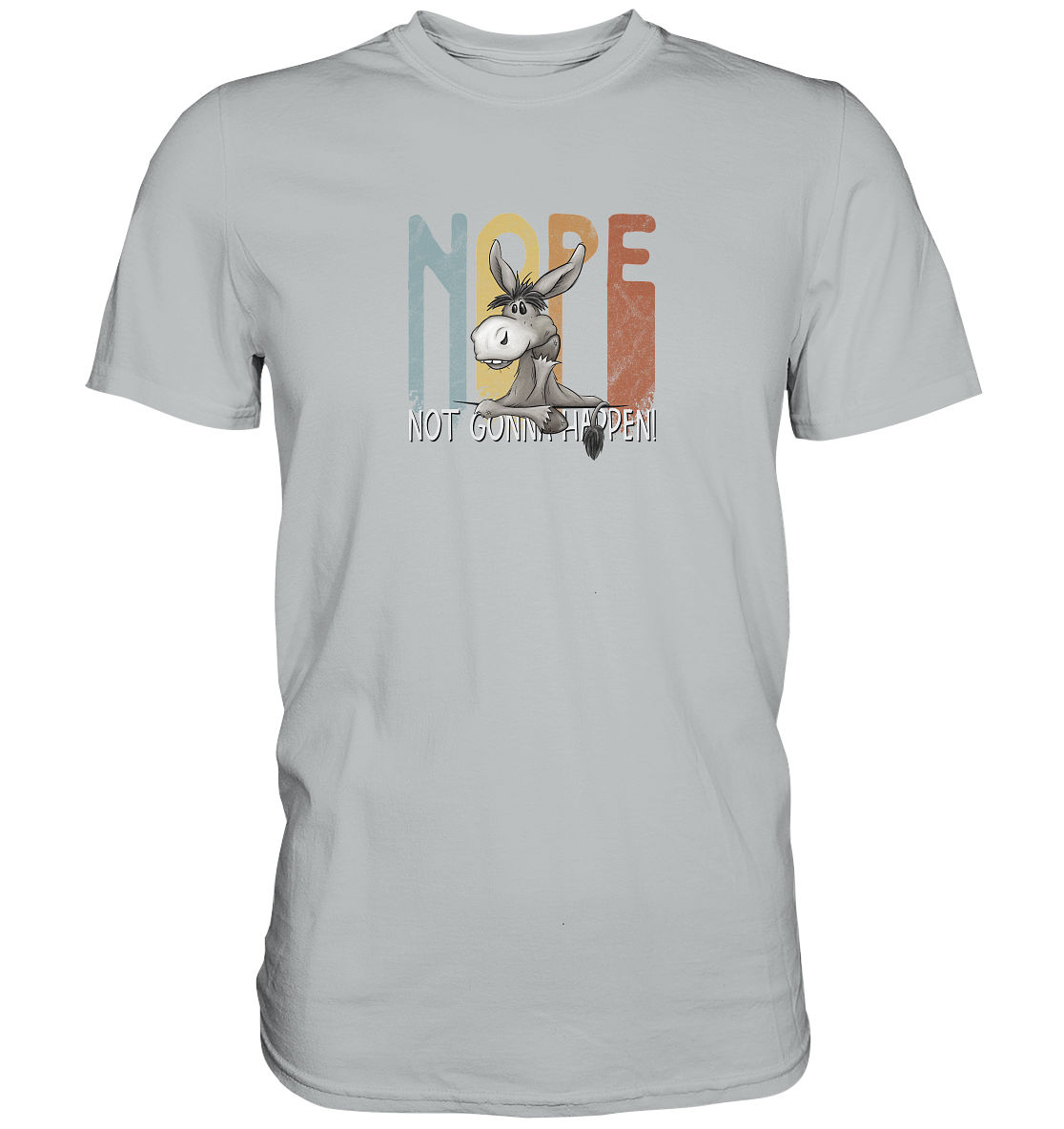 Nope | bockiger Esel - Premium Shirt