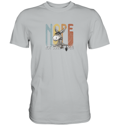 Nope | bockiger Esel - Premium Shirt