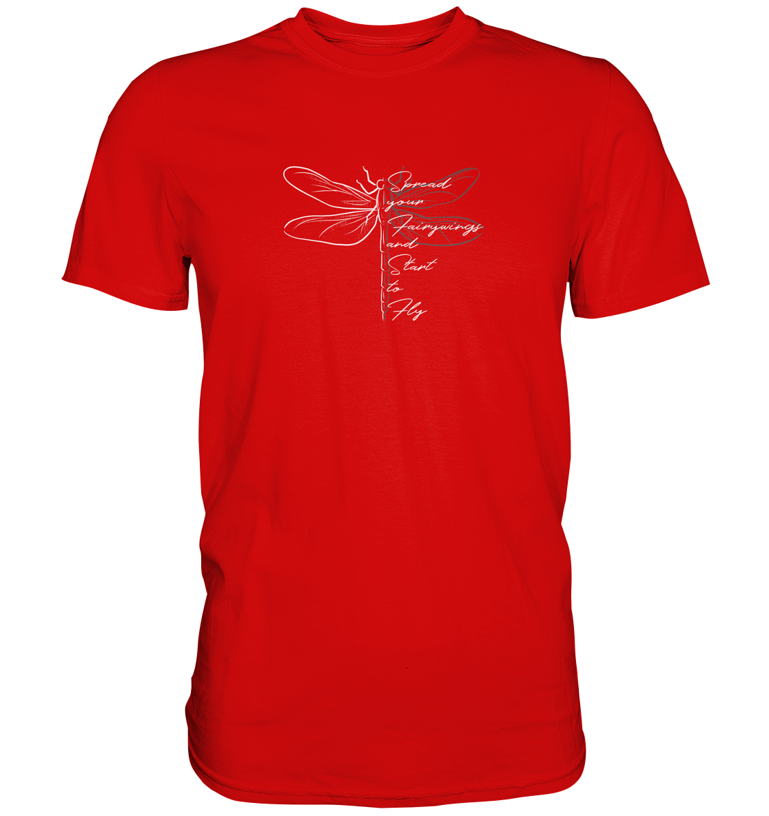 Breite die Flügel aus und flieg los | Libelle - Premium Shirt