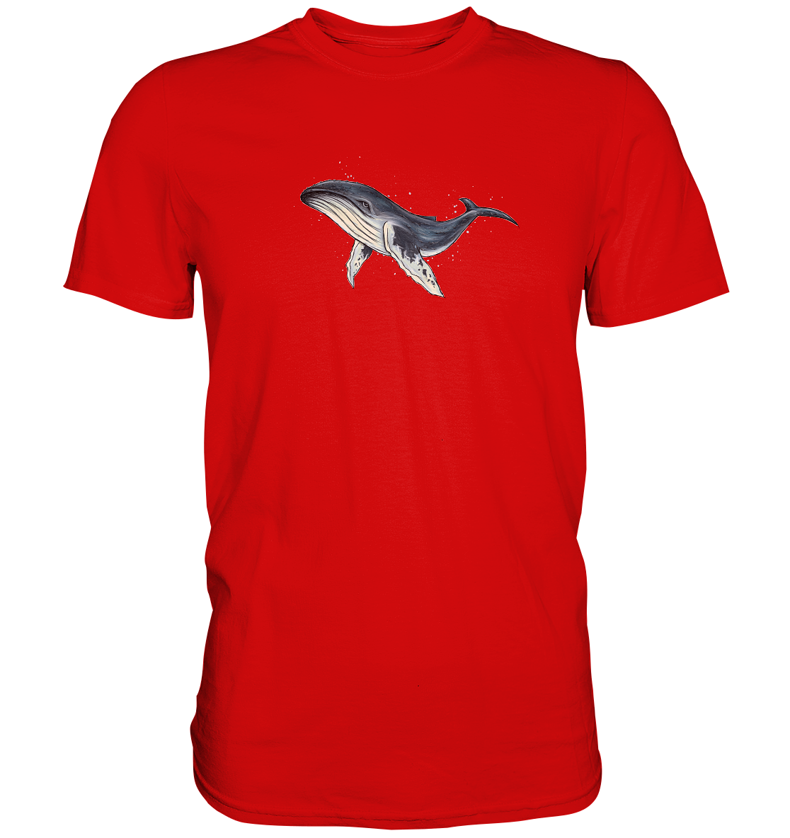 Tiefsee Ozean-Riese Buckelwal - Premium Shirt