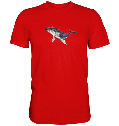 Tiefsee Ozean-Riese Buckelwal - Premium Shirt