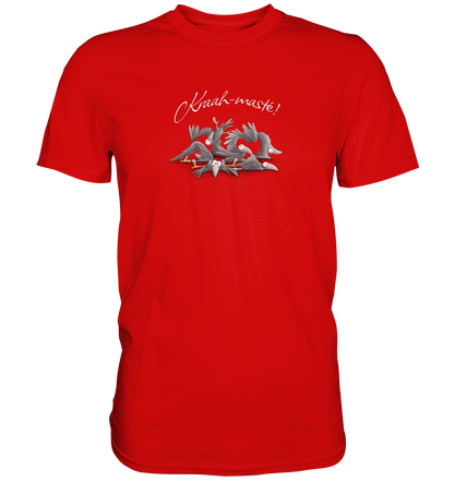 Kraah-masté! Yoga Raben Krähen - Premium Shirt