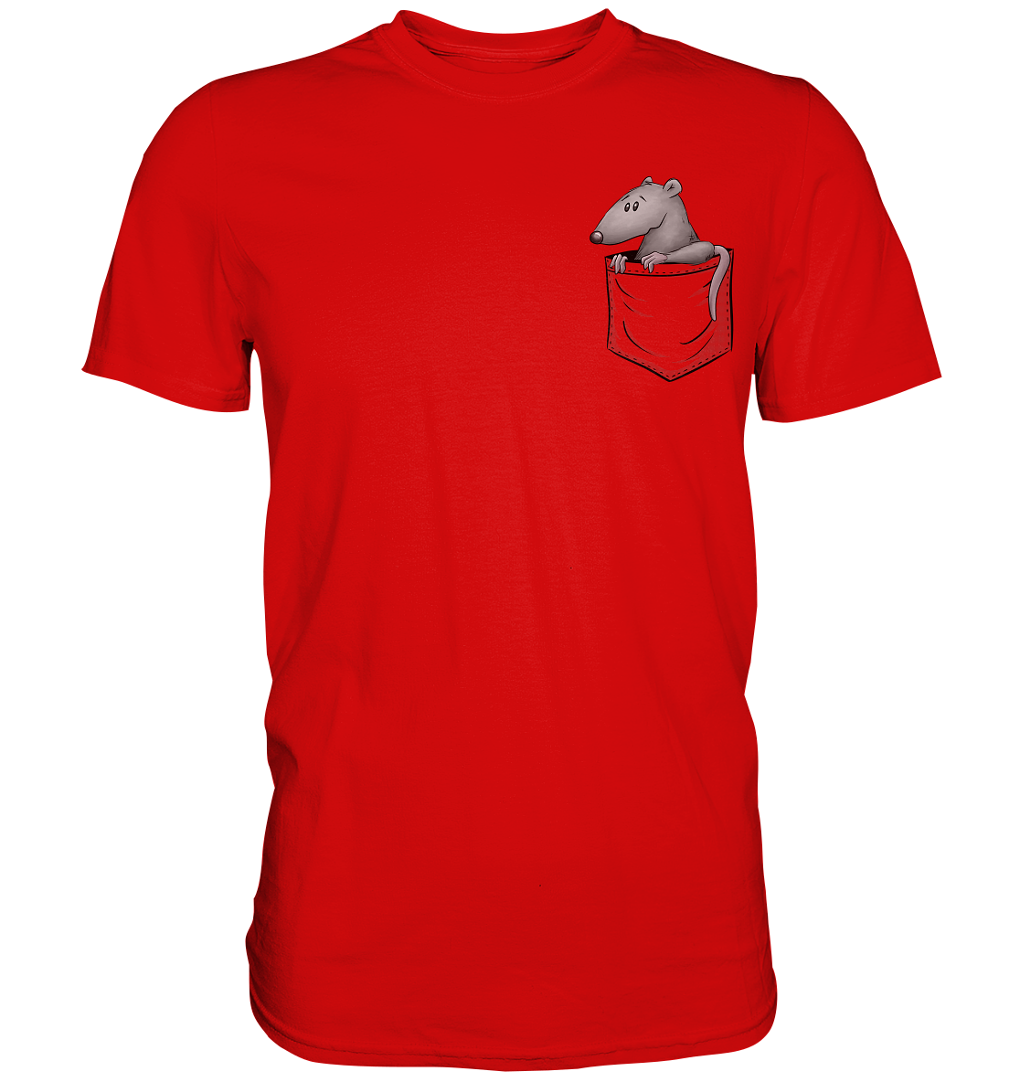Kleine Ratte in der Tasche - Premium Shirt