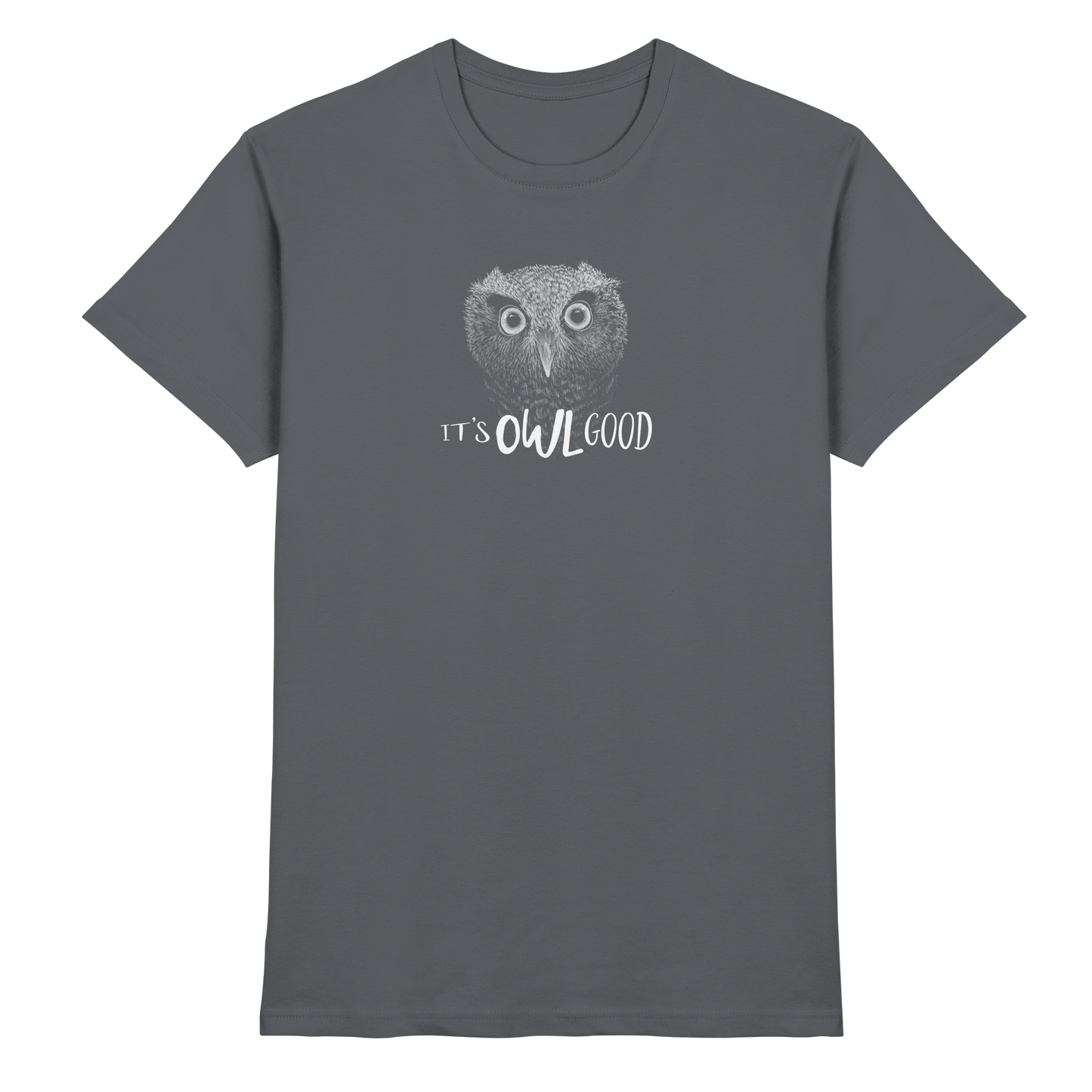 OWL Good | Kritzel-Kunst-Eule - Premium Shirt