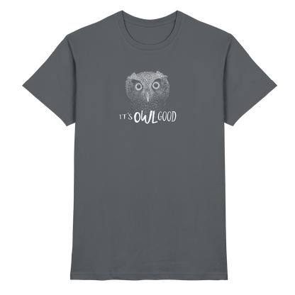 OWL Good | Kritzel-Kunst-Eule - Premium Shirt