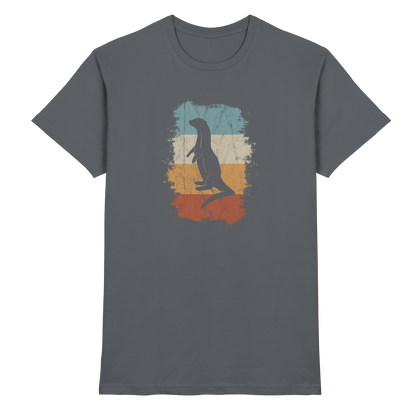 Retro Otter Fischotter Silhouette - Premium Shirt