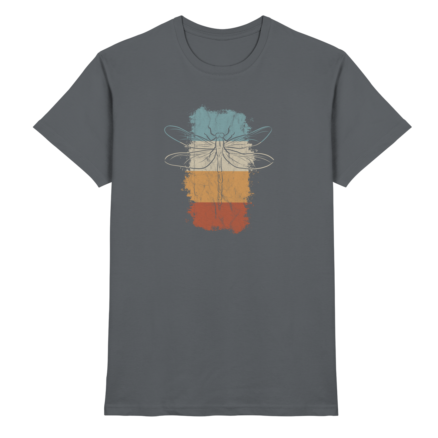 Retro Kunst Libelle | Vintage Dragonfly - Premium Shirt