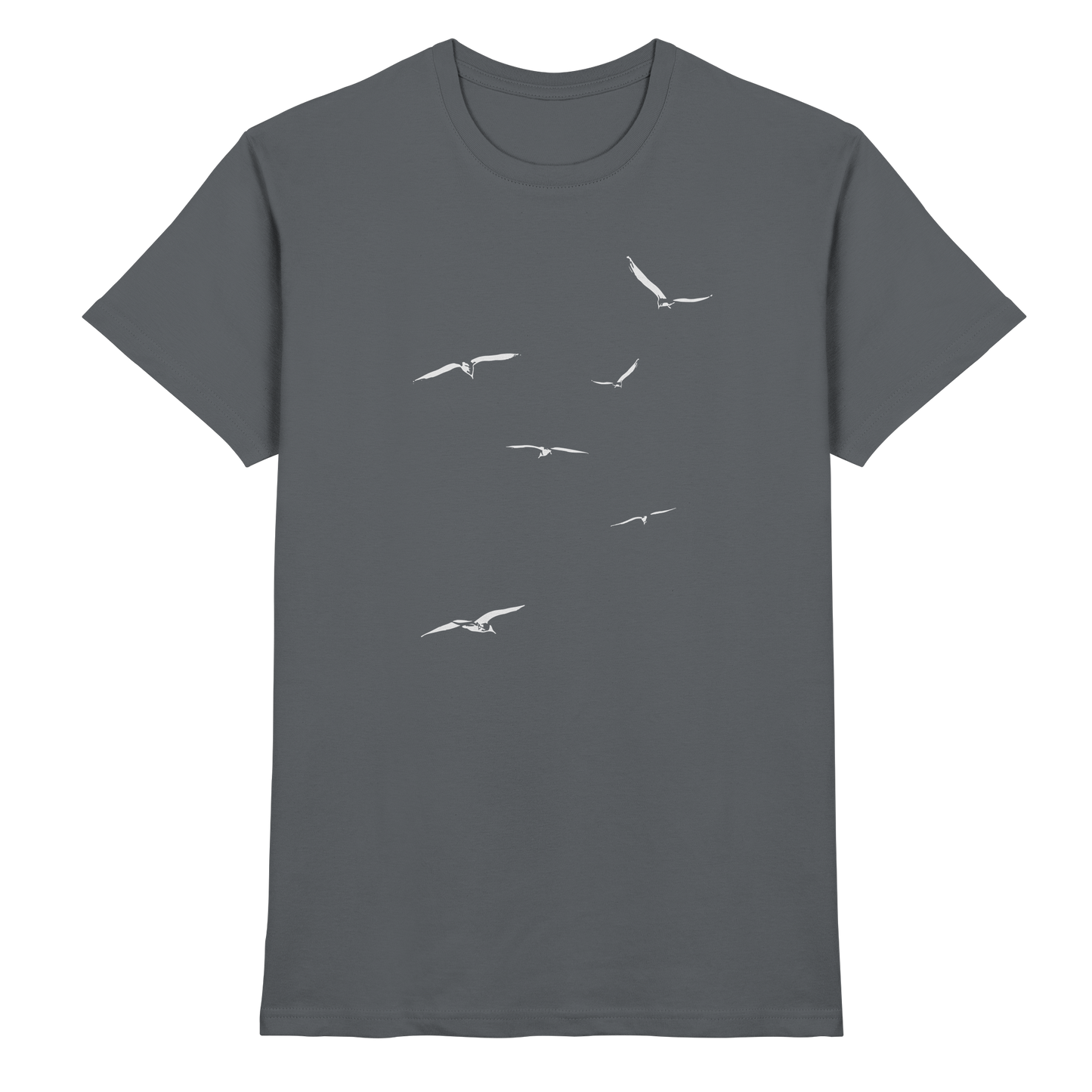 Vogelschwarm – Traum vom Fliegen - Premium Shirt