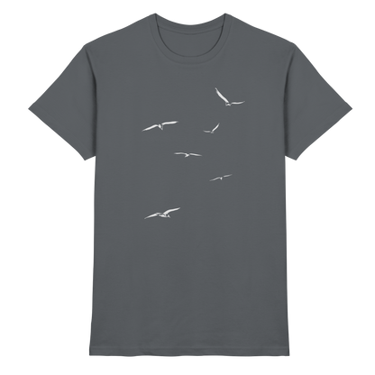 Vogelschwarm – Traum vom Fliegen - Premium Shirt