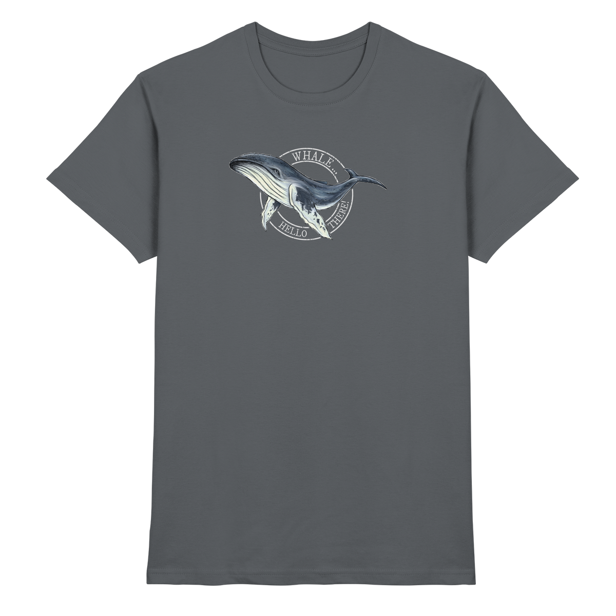 Whale, Hello There | Buckelwal - Premium Shirt