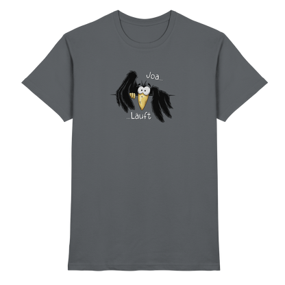 Joa Läuft Krähe gechillter Rabe - Premium Shirt