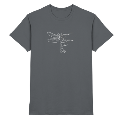 Breite die Flügel aus und flieg los | Libelle - Premium Shirt