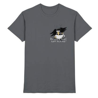 Der frühe Vogel kann mich mal | Kaffee Rabe - Premium Shirt