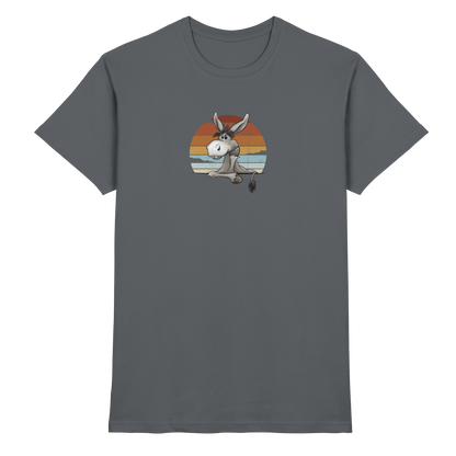 Lässiges Maultier Retro Esel - Premium Shirt