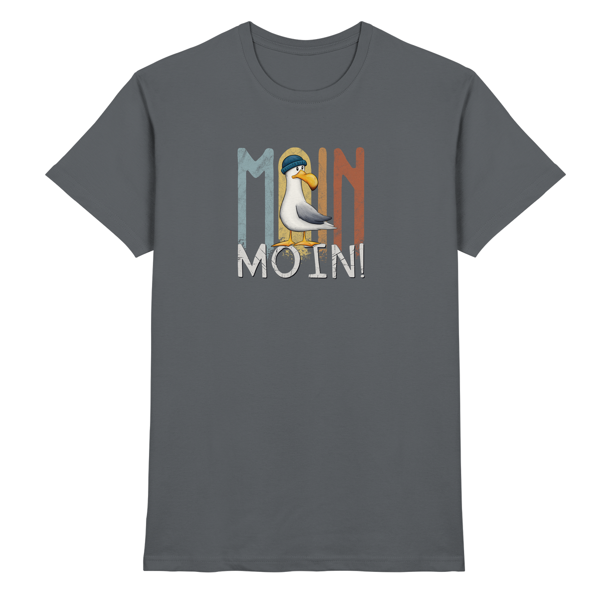 Moin Moin norddeutsche Möwe - Premium Shirt
