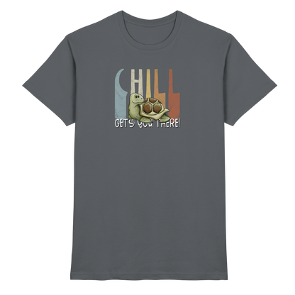 Gechillt gemütliche Schildkröte - Premium Shirt
