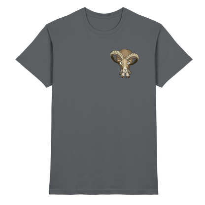 Bockiges Mufflon Widder Schafbock - Premium Shirt