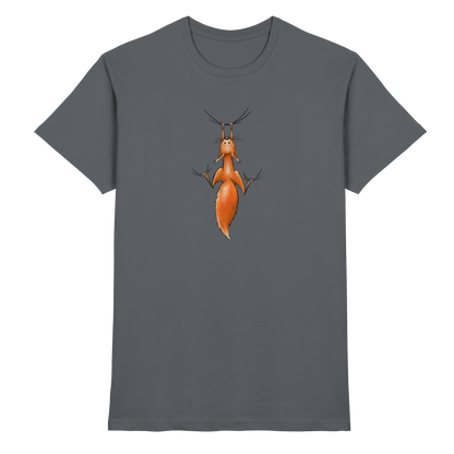 Rotes Eichhörnchen hängt ab - Premium Shirt