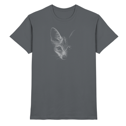 Fuchs Kritzelkunst Illustration - Premium Shirt