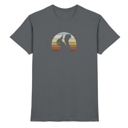 Retro Eichhörnchen Silhouette - Premium Shirt