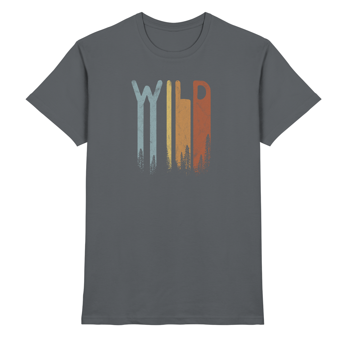 Wild Retro Schriftzug - Premium Shirt