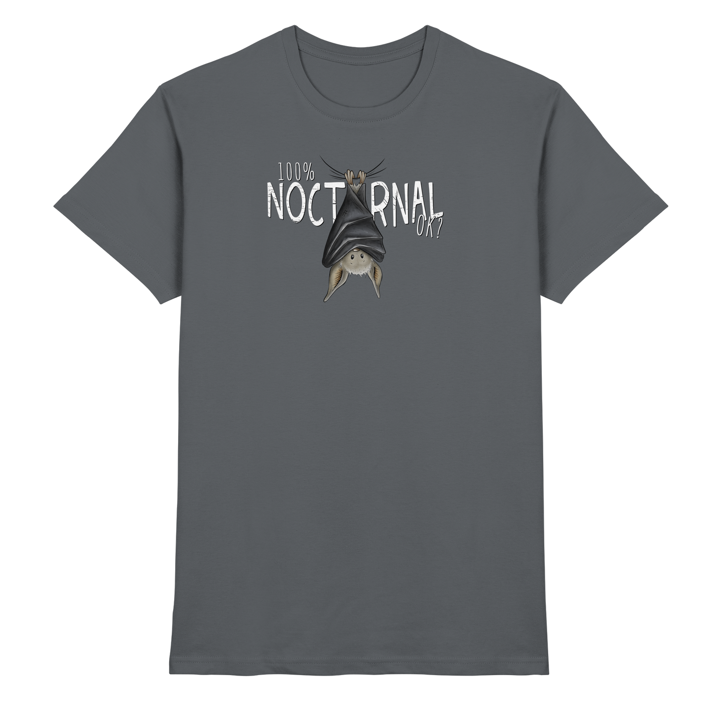 100% nachtaktive Fledermaus - Premium Shirt