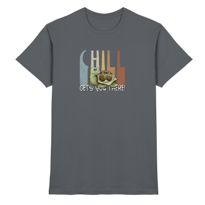 Gechillt gemütliche Schildkröte - Premium Shirt
