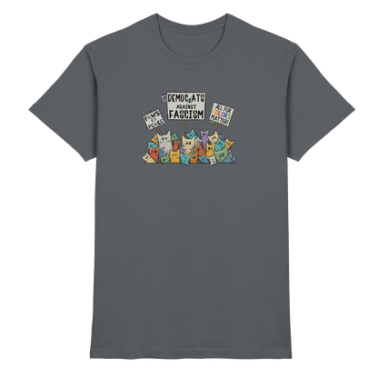 Demo-Katzen gegen Faschismus und für Vielfalt - Premium Shirt