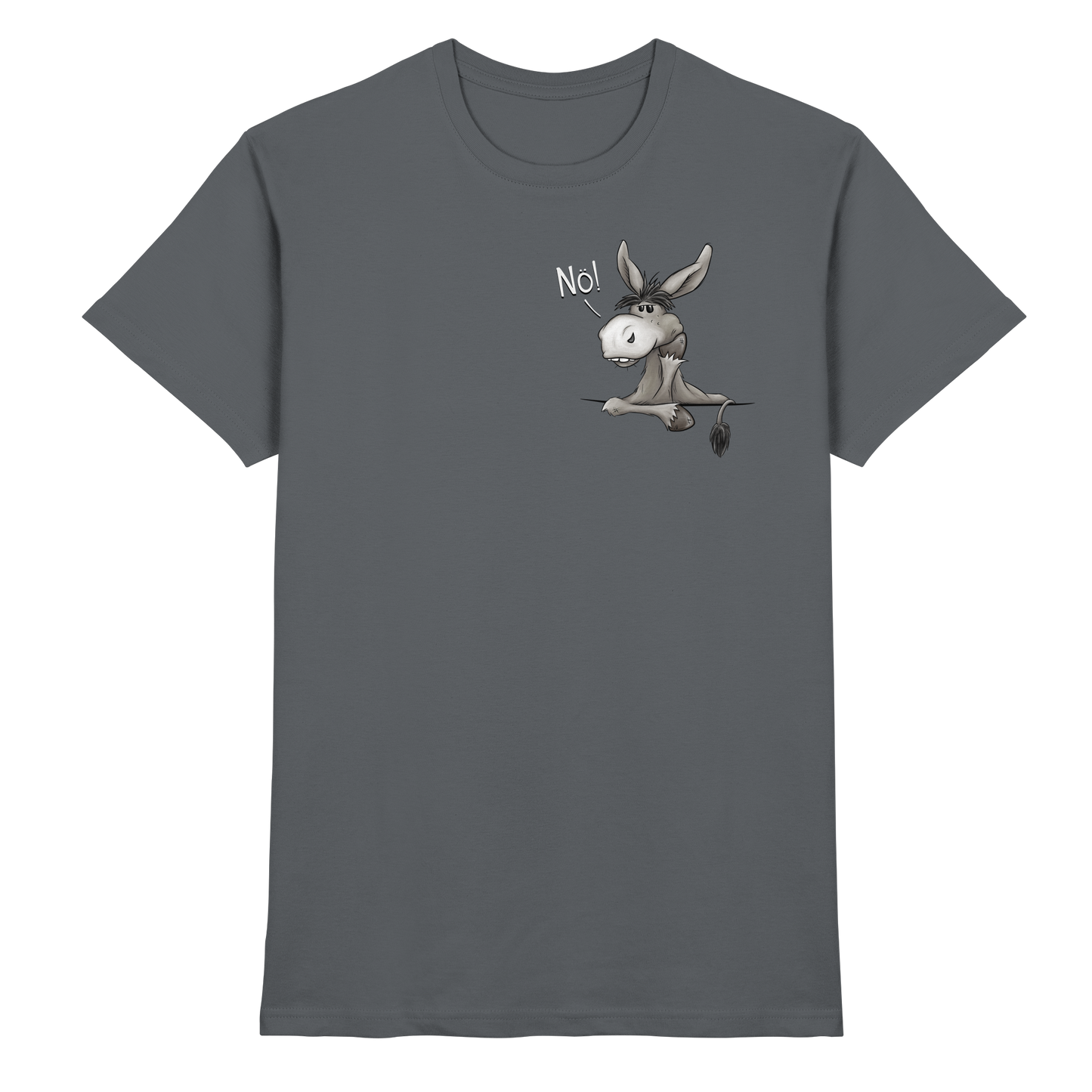 Nö! Störrischer Esel - Premium Shirt