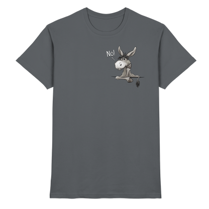 Nö! Störrischer Esel - Premium Shirt