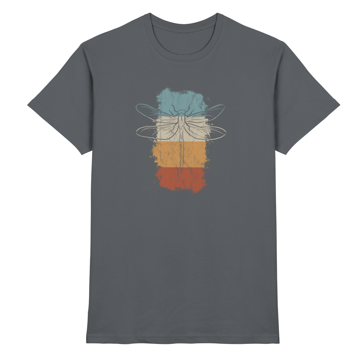 Retro Kunst Libelle | Vintage Dragonfly - Premium Shirt