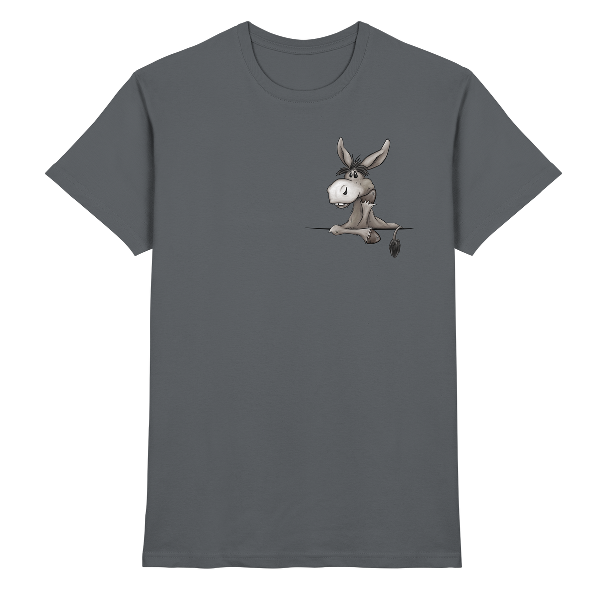 Lustiger lässiger Esel - Premium Shirt
