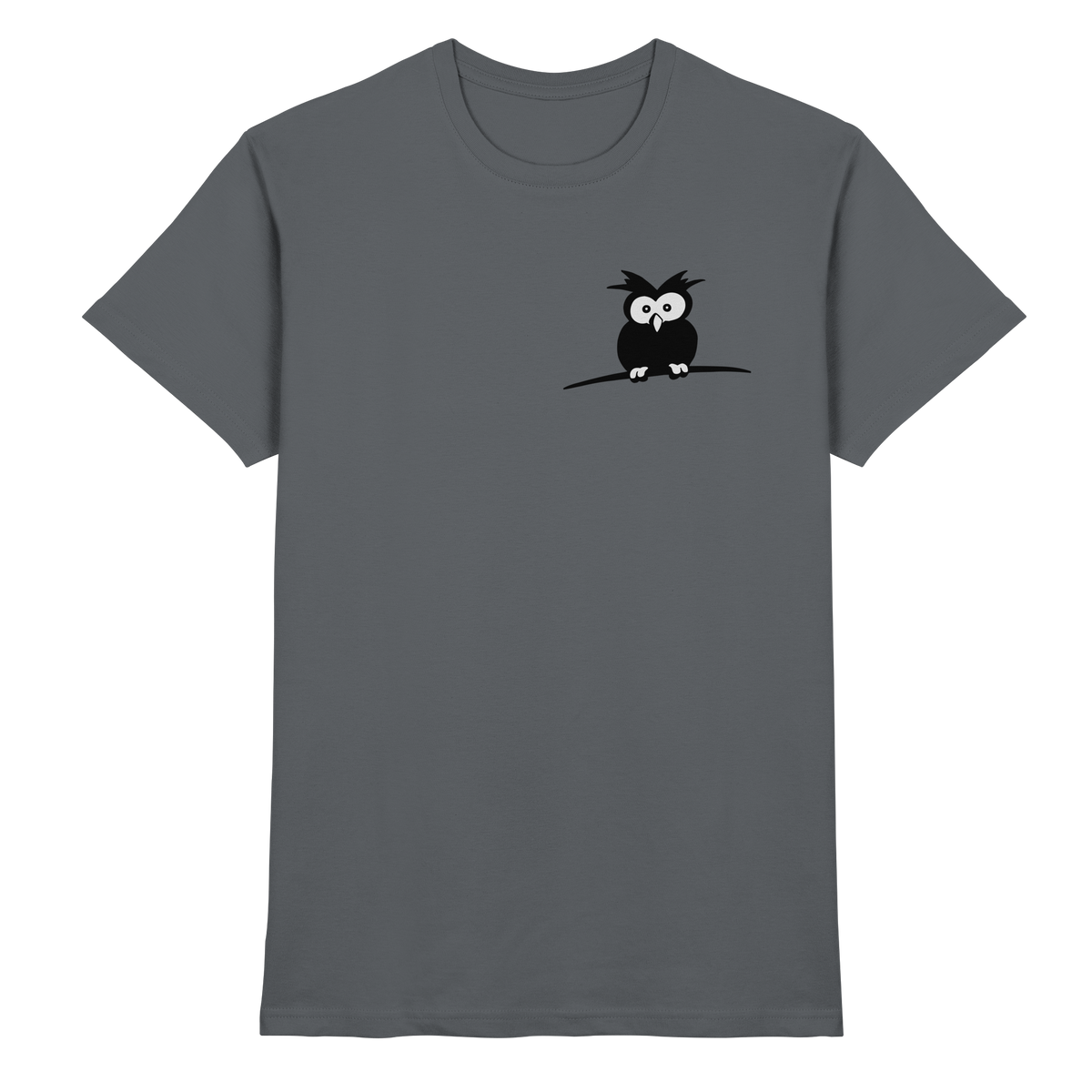 Kleine struppige Eule - Premium Shirt
