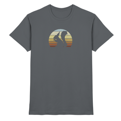 Retro Eichhörnchen Silhouette - Premium Shirt