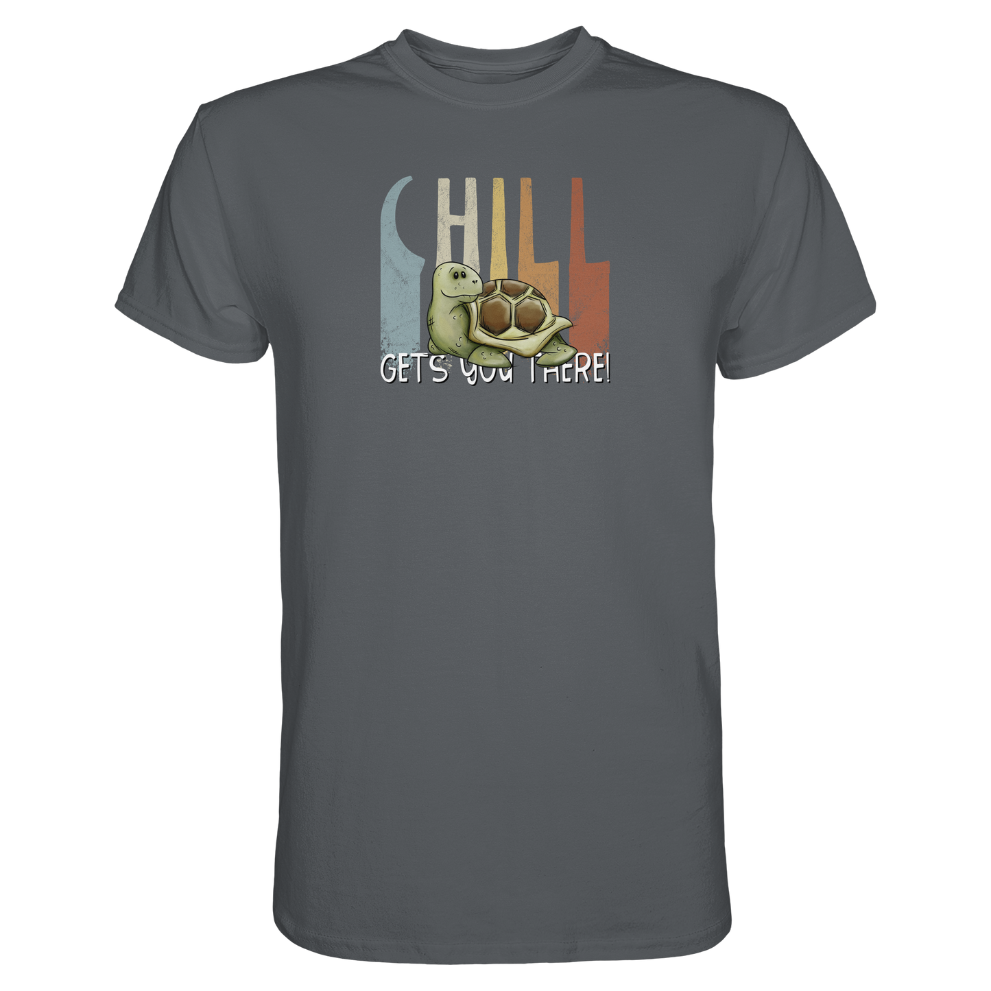 Gechillt gemütliche Schildkröte - Premium Shirt