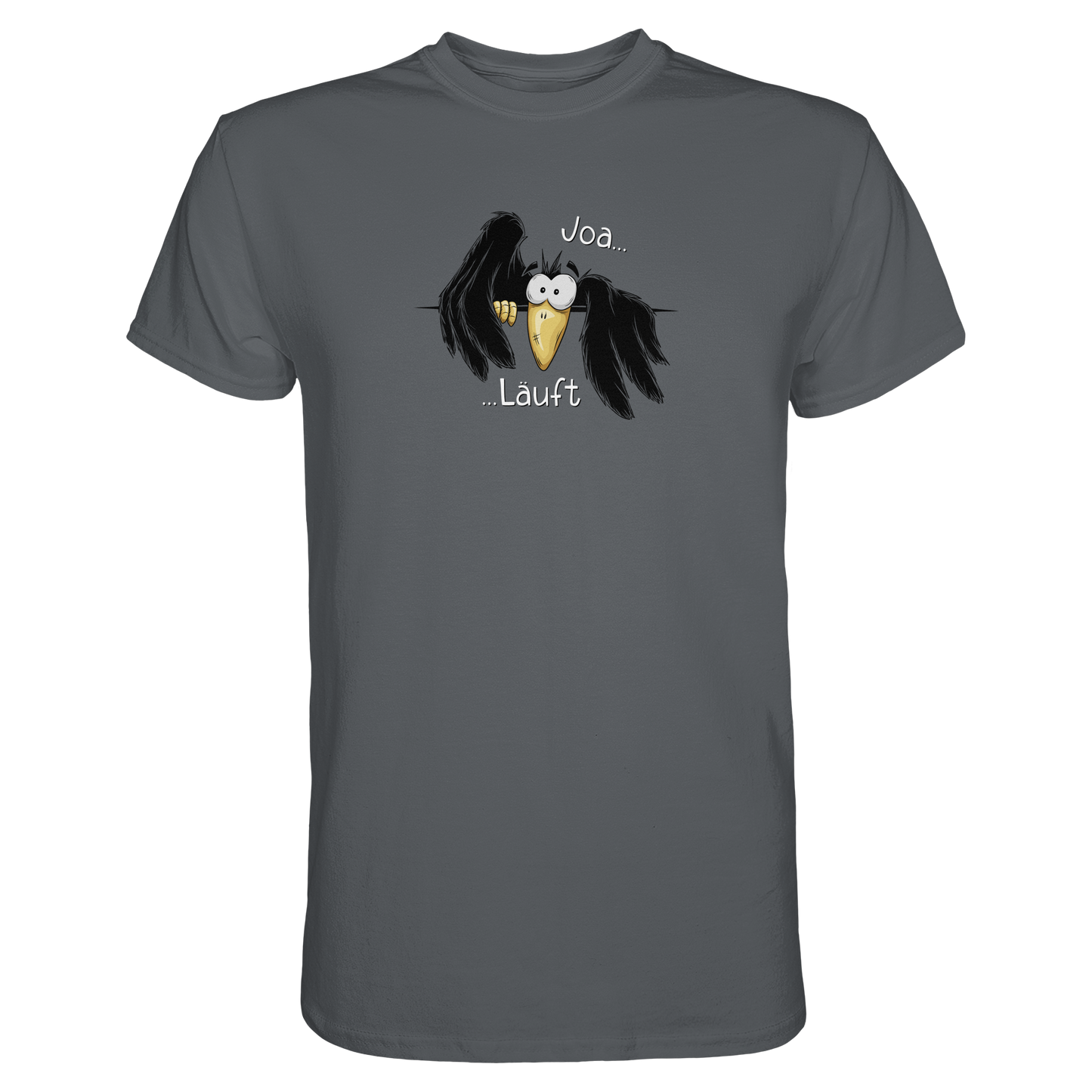 Joa Läuft Krähe gechillter Rabe - Premium Shirt