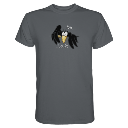 Joa Läuft Krähe gechillter Rabe - Premium Shirt