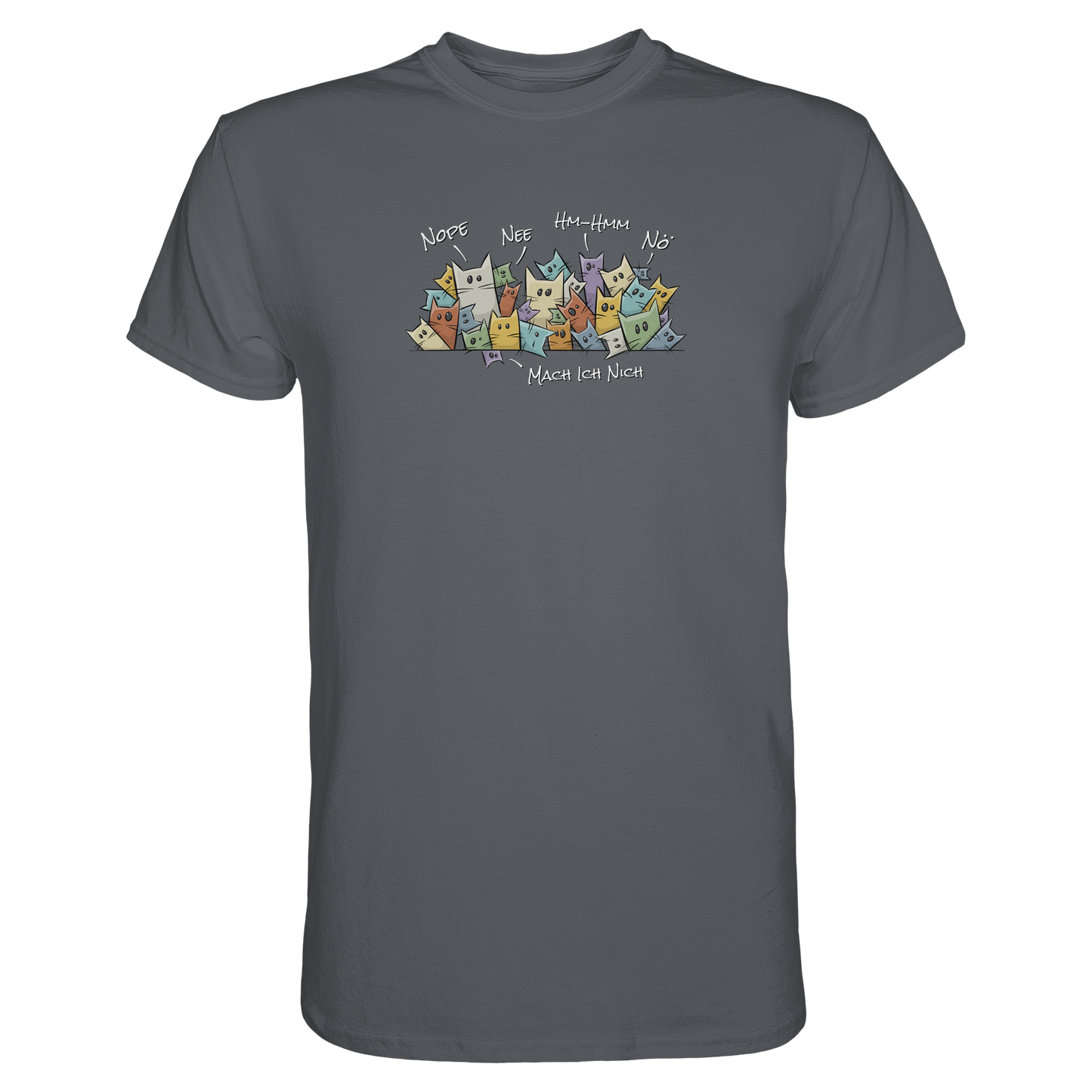 Nope, Nee, Nö Katzen - Premium Shirt