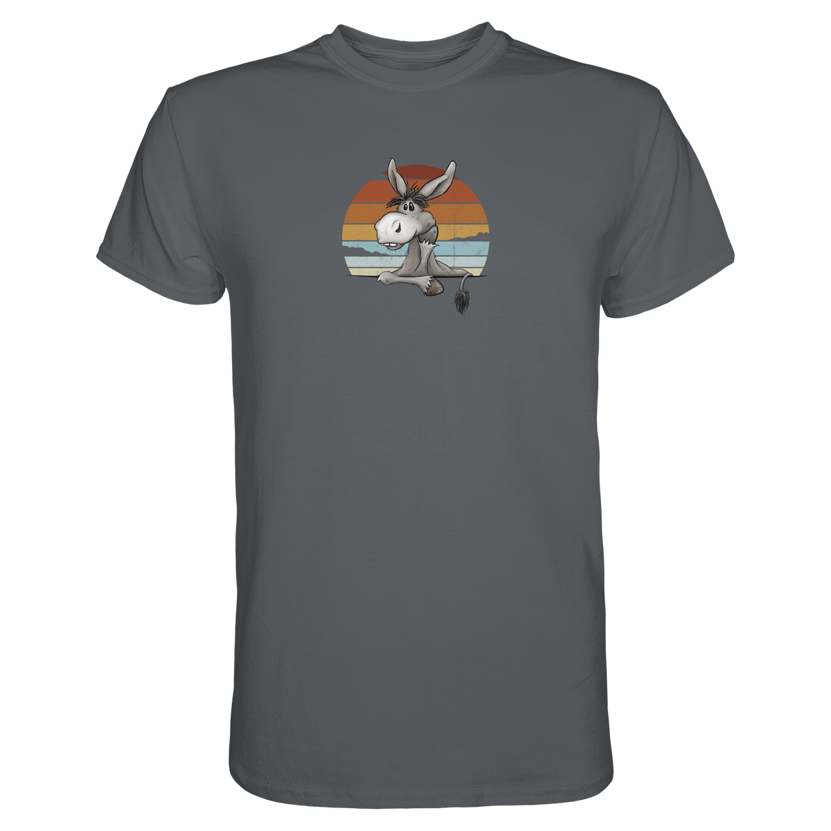 Lässiges Maultier Retro Esel - Premium Shirt