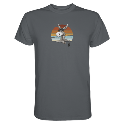 Lässiges Maultier Retro Esel - Premium Shirt