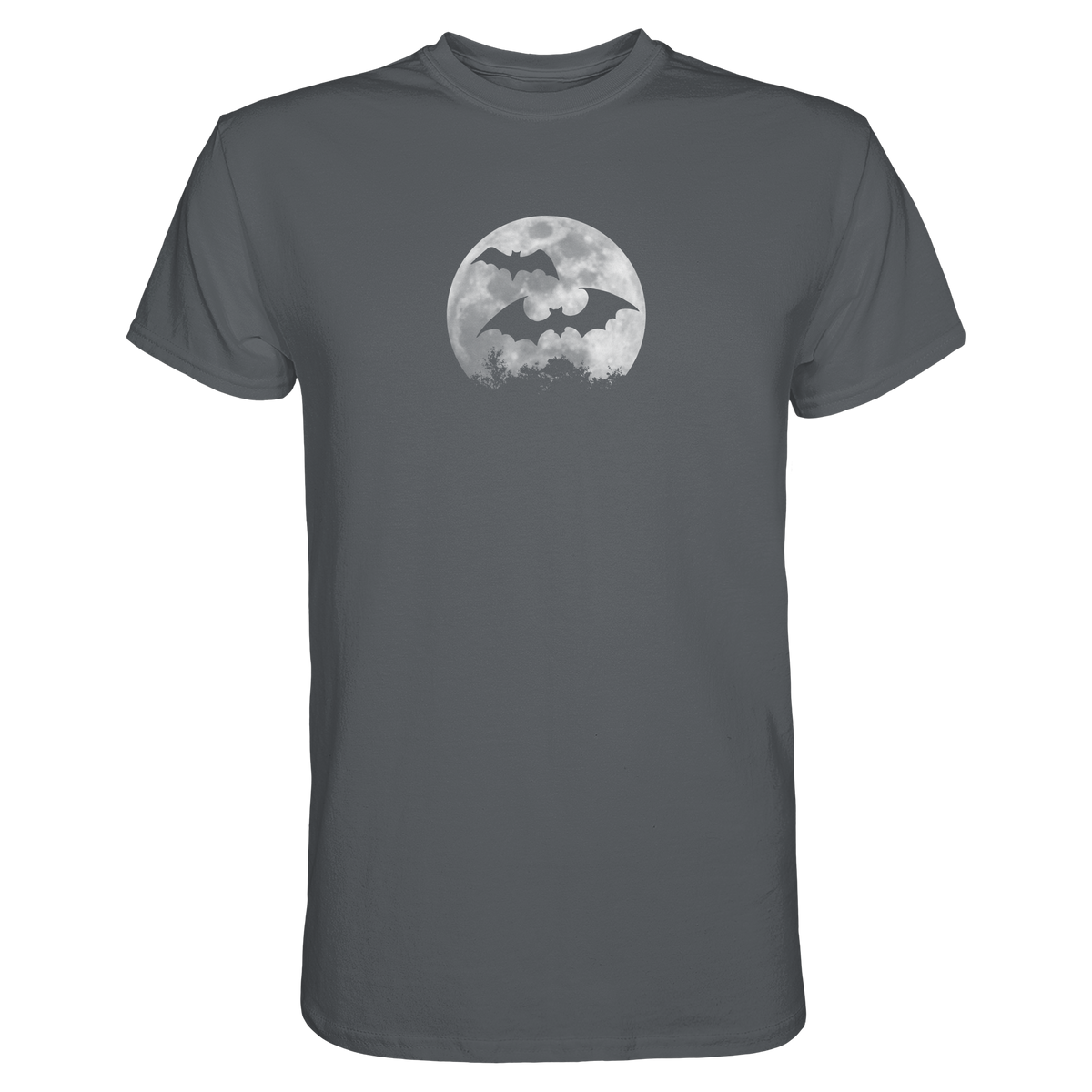Fledermaus Silhouetten bei Vollmond - Premium Shirt