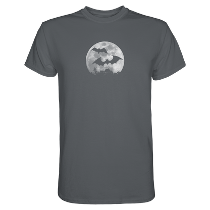 Fledermaus Silhouetten bei Vollmond - Premium Shirt