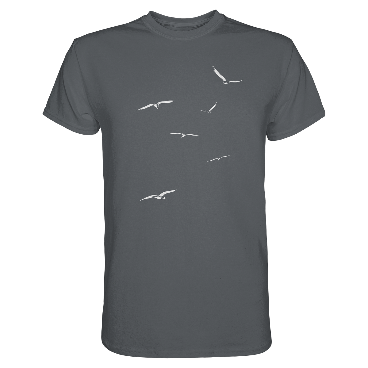 Vogelschwarm – Traum vom Fliegen - Premium Shirt