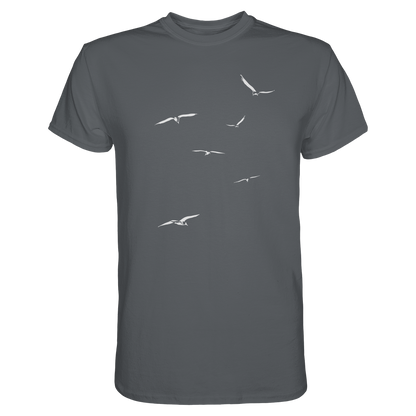 Vogelschwarm – Traum vom Fliegen - Premium Shirt